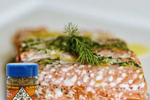 Wild Salmon with Lemon Dill Sauce