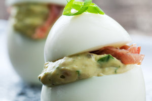 Paleo Living Super Bowl Smoked Salmon Deviled Eggs Recipe