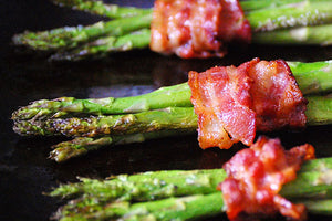 BACON WRAPPED ROASTED ASPARAGUS